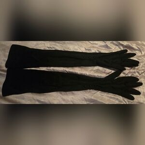 Vintage Black Formal Gloves